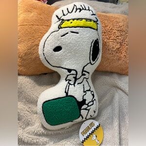 NWT Peanuts Snoopy Pickleball Decorative Pillow